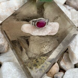 Silver Ruby Ring